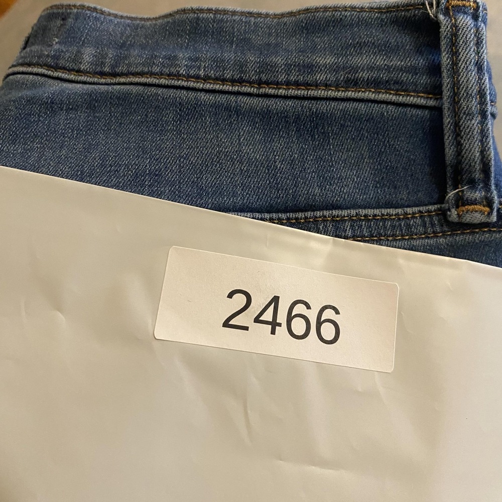 Madewell Mid-Rise Stovepipe Jeans Womens 26 Medium Wash Blue Slim Stretch Denim - Picture 14 of 14